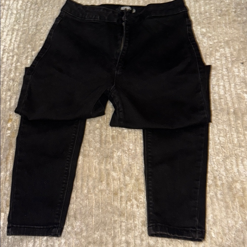 Juniors Black Jeans